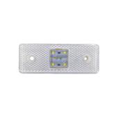 Lampa laterala LED alba 4 LED 12V/24V Cod: L1015144