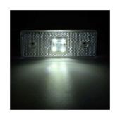 Lampa laterala LED alba 4 LED 12V/24V Cod: L1015144