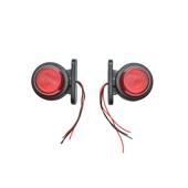 Lampa laterala gabarit auto LED 12V 24V rosu alb pentru semnalizare vehicule Cod: BK69445