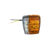 Lampa led 12-24V pozitie si semnalizare alb cu galben Cod: 2140