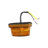 Lampa led 12-24V pozitie si semnalizare alb cu galben Cod: 2140