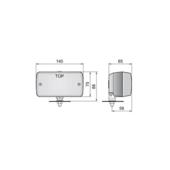 Lampa mers inapoi 1 surub, 140x75 Wesem Cod: LA1.02104