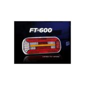Lampa spate 302x130, LED, 6 functii, dreapta  Fristom Cod:  FT-600 P