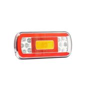 Lampa spate LED 6 functii 12V-24V cu ceata si iluminare numar mufa Fristom Cod: FT-130 PM