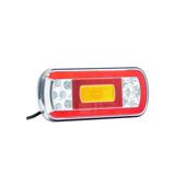 Lampa spate LED  6 functii 12V-36V cu mers inapoi si iluminare numar Fristom Cod: FT-130 COF