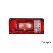 Lampa spate remorca 12V cu becuri stop, semnalizare, pozitie, numar, ceata sau mers inapoi Cod: TR005