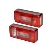 Lampa spate remorca 12V cu becuri stop, semnalizare, pozitie, numar, ceata sau mers inapoi Cod: TR005