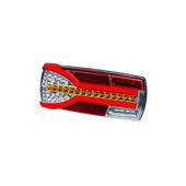 Lampa stop 305x132, 7 functii, ceata, mers inapoi, semnalizare dinamica, mufa 7 pini, stanga, incolor Cod: LZD 2302