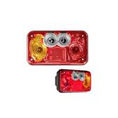 Lampa stop camion remorca  cu cablaj 5 functii  Cod: 2009