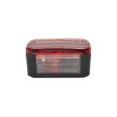 Lampa stop remorca patrata cu iluminare numar 12V-24V stanga / dreapta omologata E11 Cod: TR004