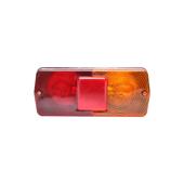 Lampa stop spate cu catadioptru rosu-galben 12 V  Cod: DISCP54