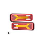 Lampi LED spate multifunctionale universale 12-36V semnalizare dinamica 5 functii set 2 bucati  Cod: ST0750