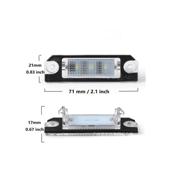 Lampi numar LED compatibile Volkswagen Golf 5 Caddy III Passat B6 Touran T5 Jetta Skoda Superb Cod: 7424