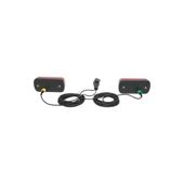 Lampi remorca 12V universale cu 6 functii cablaj 5.5 m fisa priza 13 pini 235 x 130 x 55 mm