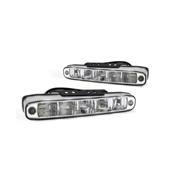 Lumini de zi DRL LED 12V-24V 5 LED cu automatizare set 2 bucati Cod: 01522
