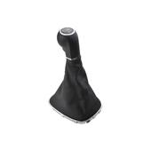 Maner si manson schimbator auto imitatie piele compatibil Opel Corsa D 2006-2014 cu 2 adaptoare pentru 5 si 6 viteze  Cod: SC-114