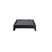 Masa de bord cu 2 suporti pentru pahare ,piele ecologica culoare Negru cusatura Rosie compatibila Volkswagen Crafter 2006-2017