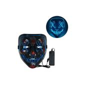 Masca ornament cu fir neon Lumina rosie si albastra Cod: HH-MSK1