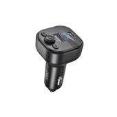 Modulator MP3 Smart cu functie handsfree auto Bluetooth si incarcator auto 15W cablu Type-C Cod: XO-BCC18-C