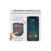 Modulator MP3 auto Bluetooth handsfree FM USB TF 3.1A LED compatibil 12V 24V Cod: F6 Bluetooth
