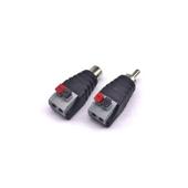 Mufa RCA  mama / tata  cu terminal push