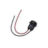 Mufa bec T10 cu 2 fire 12.5cm rosu si negru pentru instalatii auto Cod: DZ