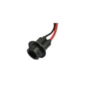 Mufa bec T10 cu 2 fire 12.5cm rosu si negru pentru instalatii auto Cod: DZ