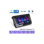 Navigatie Android 7 inch 4GB+64GB CarPlay Android Auto GPS WIFI compatibila Volkswagen  Seat Skoda  Cod: A3822