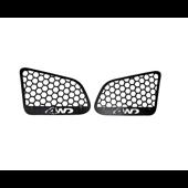 Ornament protectie geam auto metalic lateral spate compatibil Dacia Duster I 2010-2018 inox Cod: SS-D1