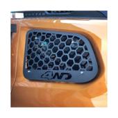 Ornament protectie geam auto metalic lateral spate compatibil Dacia Duster II 2018-2024  inox Cod: SS-D2