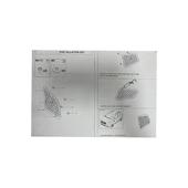 Ornament protectie geam metalic  compatibil Dacia Duster II  2018-2024  Cod: SS-D2