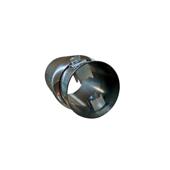 Ornament toba inox Premium, intrare 6.3 cm, lungime 13 cm, diametru exterior 7.5 cm Cod: 7100110