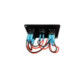 Panou cu 2 intrerupatoare tip Rocket  si voltmetru   Cod: YJ-SPA100