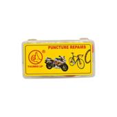 Petice vulcanizare camere bicicleta motocicleta roaba si tuk-tuk cu adeziv 8 ml 5 bucati Cod: DISUZ95