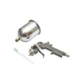 Pistol de vopsit cu aer comprimat 0.6L, cupa din inox in partea de sus, duza 1.5mm Cod: BK79598