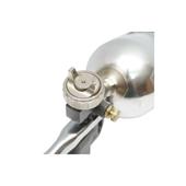Pistol de vopsit cu aer comprimat 0.6L, cupa din inox in partea de sus, duza 1.5mm Cod: BK79598