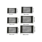 Plasa elastica / organizator portbagaj tip buznar cu scai si banda dublu adeziva M 25x40cm Cod: EM-40