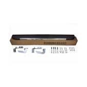 Praguri laterale auto negre aluminiu Renault Trafic II Scurt 2001-2023  Cod: V1-223cm+UR12+PRG1129 BRK01
