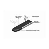 Praguri laterale auto negre aluminiu Renault Trafic II lung 2001-2023 Cod: V1-263cm+UR12+PRG1129 BRK03