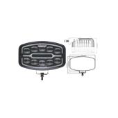 Proiector LED auto 2 faze cu DRL alb si portocaliu 12V 24V 55W omologare E9 Cod: 202507