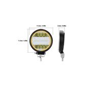 Proiector LED cu lumina de zi 72W, Combo ,12-24V Cod: HH-2-72
