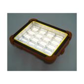 Proiector LED portabil 500W solar 3W baterie 12000mAh 6 moduri USB Power Bank IP66 Cod: BK00158