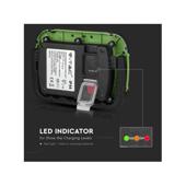 Proiector LED reincarcabil V-TAC 20W Samsung 1400lm 4000K USB SOS IP44 Cod: 20039