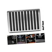Protectie pedala universala 23.5x16 cm din otel inoxidabil si cauciuc Cod: RAZ372