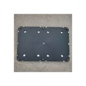 Protectie pedala universala inox cauciuc 23.5x16 cm RAZ372