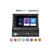 Radio 1DIN Android cu ecran retractabil 7 inch, 2+64G, Wireless Carplay Android Auto BT WiFi GPS  Cod: A3039