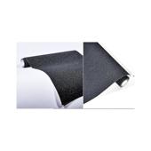 Rola folie auto autocolant PVC negru sclipici / glitter mat 1.52m x 30m cu tehnologie eliminare bule Cod: KM9034