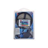 Rola leduri multicolora 5m 12V alimentare si telecomanda Cod: LED10110