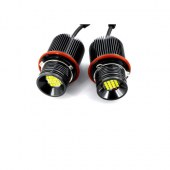 Set 2 becuri LED Marker Angel Eyes auto compatibil BMW 80W alb canbus pentru faruri xenon Cod: A.E.2021