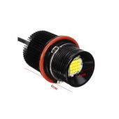 Set 2 becuri LED Marker Angel Eyes auto compatibil BMW 80W alb canbus pentru faruri xenon Cod: A.E.2021